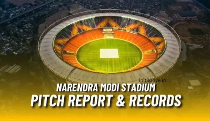 narendra modi stadium pitch report