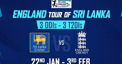 England Tour of Sri Lanka 2026 Schedule