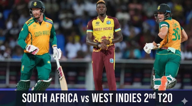 South Africa vs West Indies 2nd T20