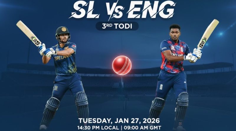 Sri Lanka vs England 3rd ODI