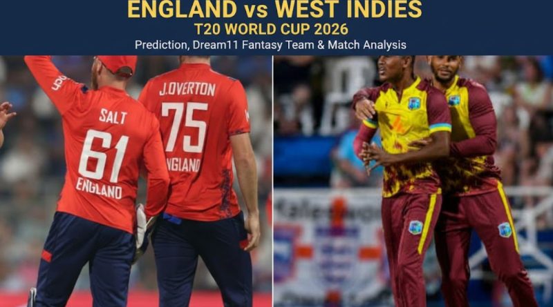 England vs West Indies T20 World Cup 2026