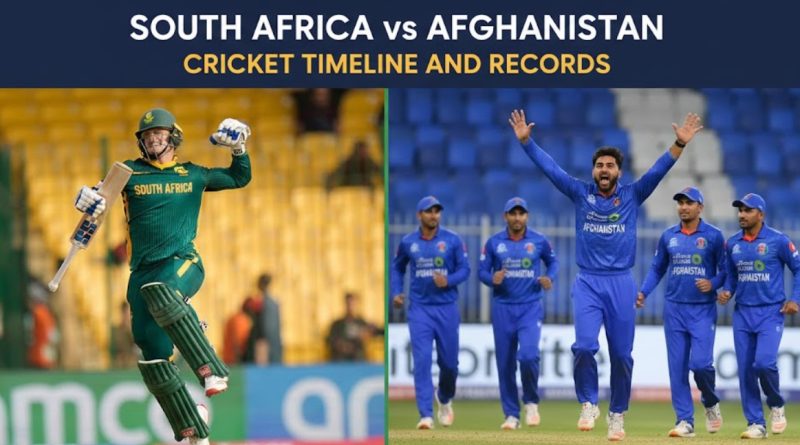 South Africa vs Afghanistan Cricket Timeline